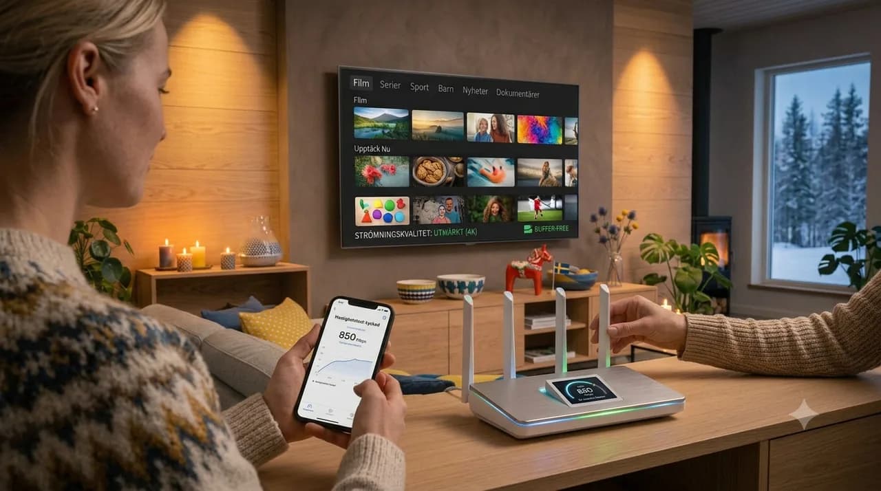 Nordisk IPTV på flera enheter: TV, surfplatta och mobil