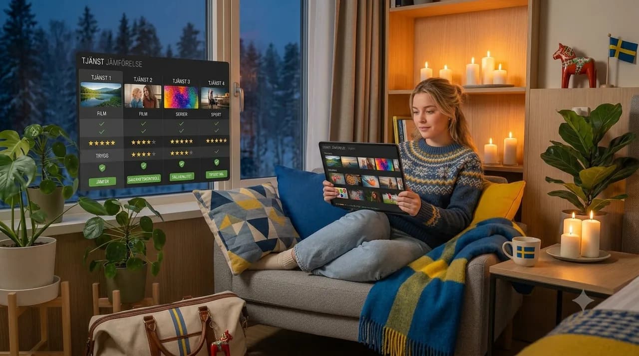 IPTV-streaming en lugn helgmorgon med kaffe