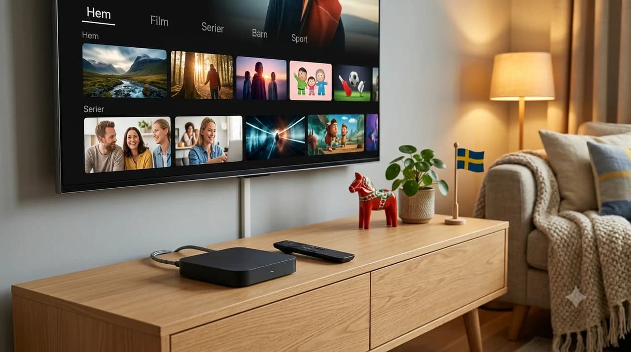 IPTV utan extra box – appen direkt i smart-TV:n